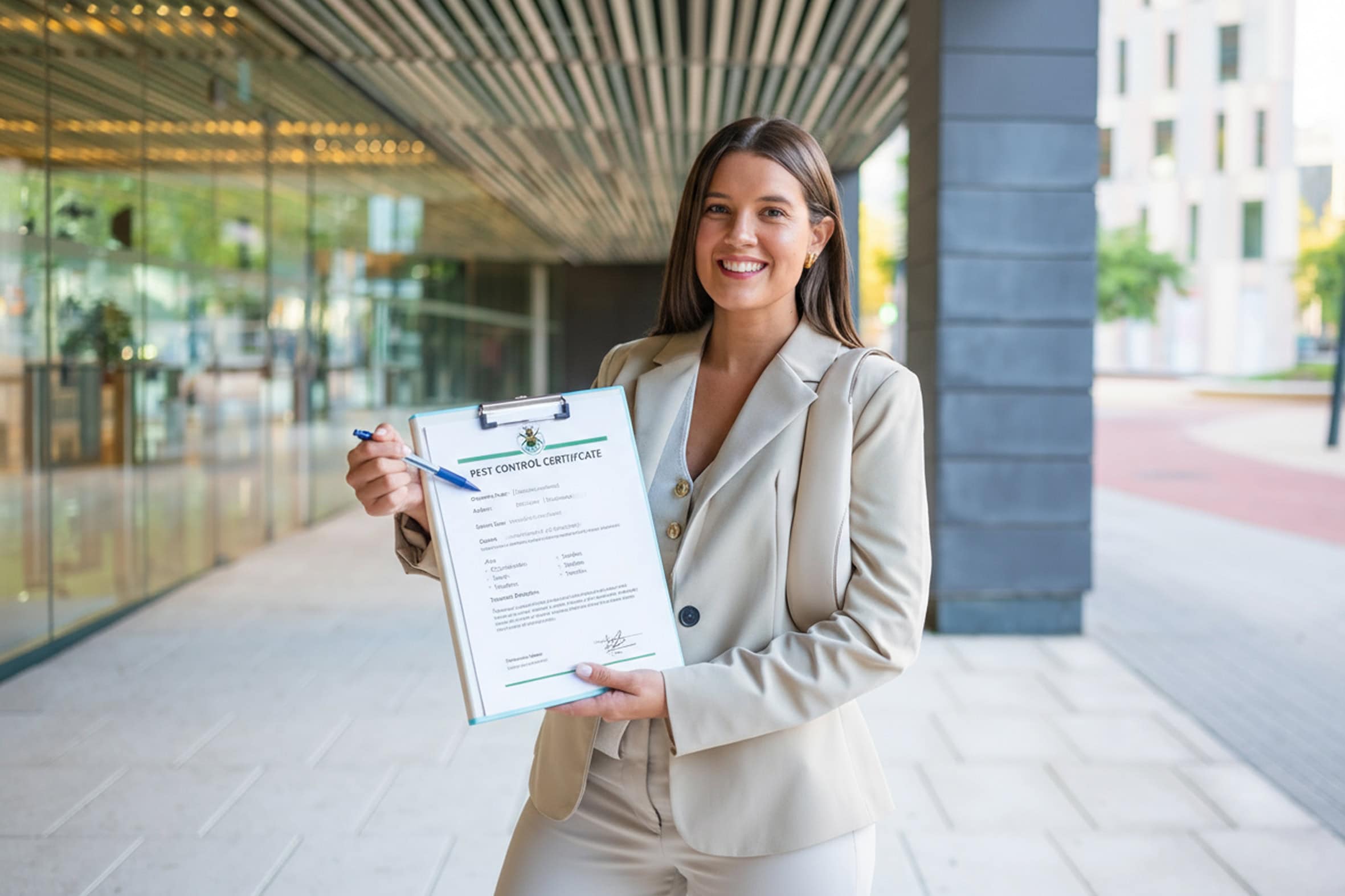 Certificado de Control de Plagas